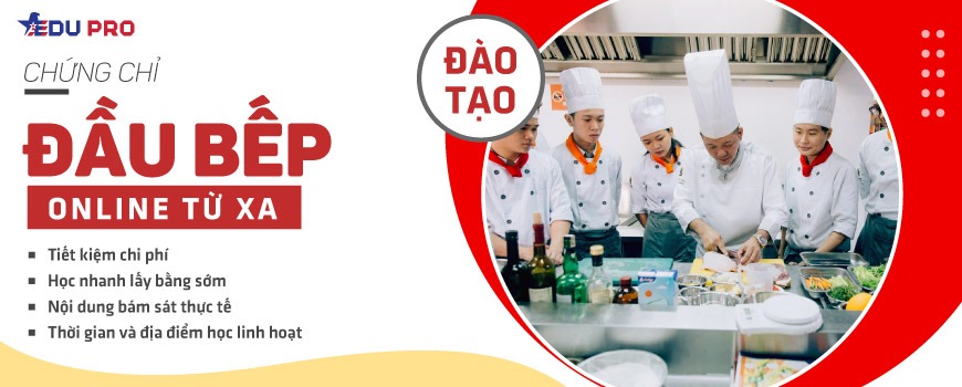 Chứng chỉ đầu bếp online từ xa