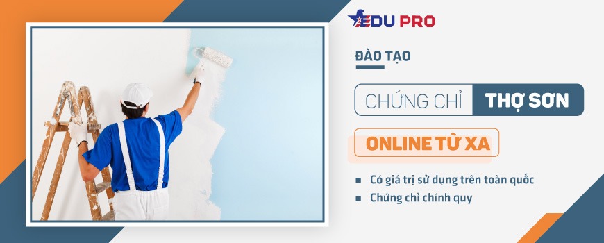 Chứng chỉ sơn nước online từ xa