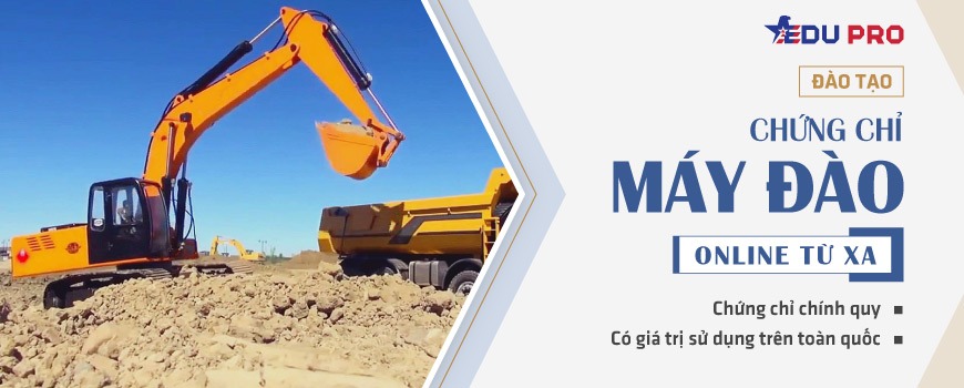 Chứng chỉ máy đào online từ xa