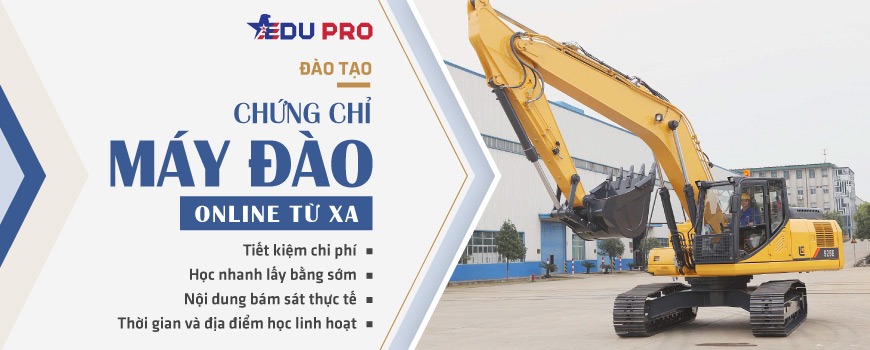 Chứng chỉ máy đào online từ xa