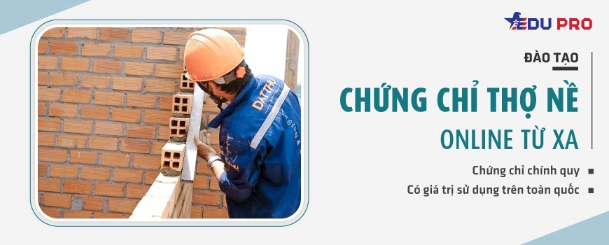 Chứng chỉ thợ nề