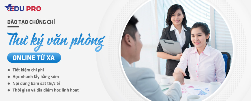 Chứng chỉ thư ký văn phòng online từ xa