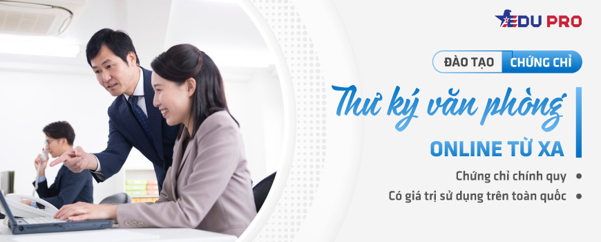 Chứng chỉ thư ký văn phòng online từ xa