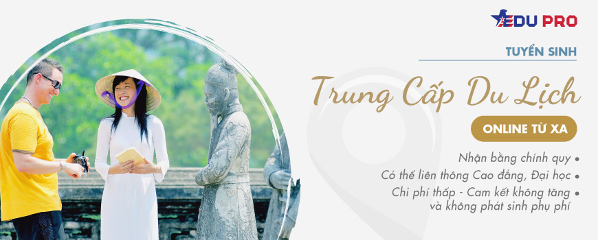 Trung cấp du lịch online từ xa