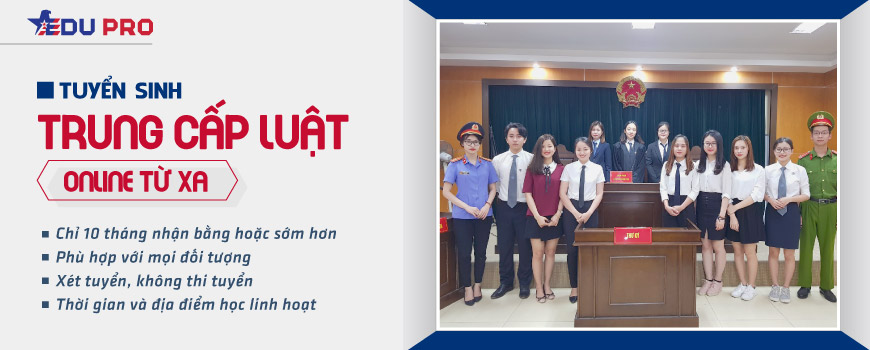 Trung cấp luật online từ xa