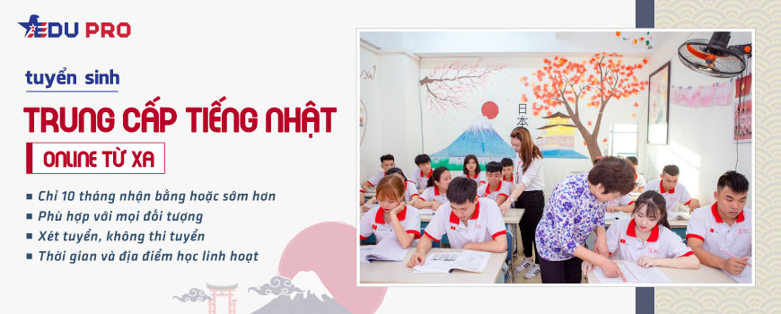 Trung cấp tiếng nhật online từ xa
