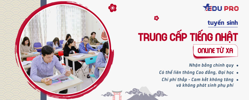 Trung cấp tiếng nhật online từ xa