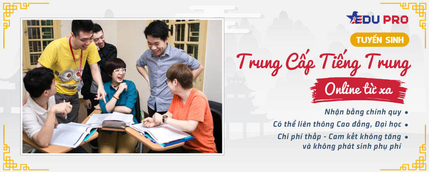 Trung cấp tiếng trung online từ xa