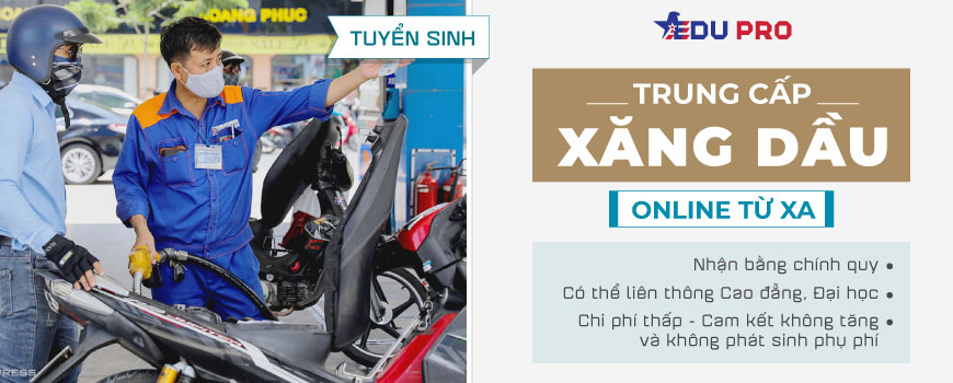 trung cấp xăng dầu online từ xa