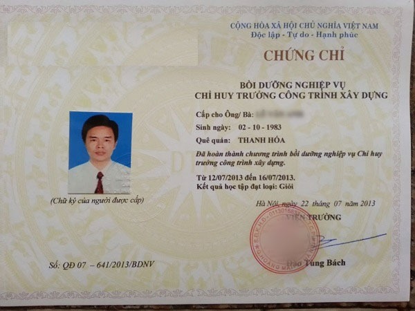 chứng-chỉ-chỉ-huy-trưởng-hạng-iii